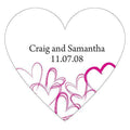 Contemporary Hearts Heart Sticker Indigo Blue (Pack of 1)-Wedding Favor Stationery-Vintage Gold-JadeMoghul Inc.