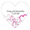 Contemporary Hearts Heart Sticker Indigo Blue (Pack of 1)-Wedding Favor Stationery-Vintage Gold-JadeMoghul Inc.