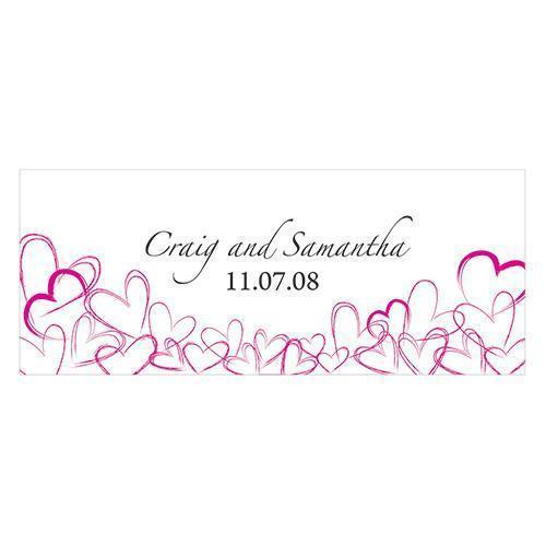 Contemporary Hearts Large Cling Indigo Blue (Pack of 1)-Wedding Signs-Lavender-JadeMoghul Inc.
