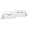 Contemporary Hearts Place Card With Fold Indigo Blue (Pack of 1)-Table Planning Accessories-Mocha Mousse-JadeMoghul Inc.