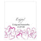 Contemporary Hearts Rectangular Label Indigo Blue (Pack of 1)-Wedding Favor Stationery-Red-JadeMoghul Inc.