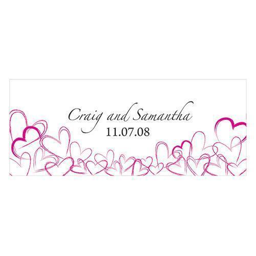 Contemporary Hearts Small Cling Indigo Blue (Pack of 1)-Wedding Signs-Indigo Blue-JadeMoghul Inc.