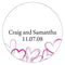 Contemporary Hearts Small Sticker Indigo Blue (Pack of 1)-Wedding Favor Stationery-Candy Apple Green-JadeMoghul Inc.