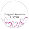 Contemporary Hearts Small Sticker Indigo Blue (Pack of 1)-Wedding Favor Stationery-Pastel Pink-JadeMoghul Inc.