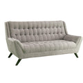 Contemporary Sofa, Gray.-Sofas-Gray-FABRIC-Grey-JadeMoghul Inc.