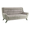 Contemporary Sofa, Gray.-Sofas-Gray-FABRIC-Grey-JadeMoghul Inc.