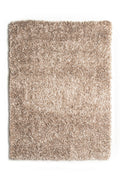 Contemporary Style Area Rug In Polyester With cotton Backing, Beige-Rugs-Beige-Cotton & Polyester-JadeMoghul Inc.