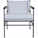 Contemporary Style Bonny Seaton Chair-Armchairs and Accent Chairs-White-Iron-JadeMoghul Inc.