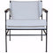 Contemporary Style Bonny Seaton Chair-Armchairs and Accent Chairs-White-Iron-JadeMoghul Inc.