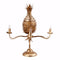 Contemporary Style Iron Pineapple Table Lamp, Gold-Table Lamps-Gold-IRON-JadeMoghul Inc.