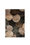 Contemporary Style Polyester Area Rug With cotton Backing, Brown & Gray-Rugs-Brown & Gray-Cotton & Polyester-JadeMoghul Inc.