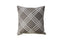 Contemporary Style Set of 2 Throw Pillows With Diamond Patterns, Gun Metal Gray-Accent Pillows-Gray-Polyester-JadeMoghul Inc.