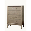 Contemporary Style Wooden Chest, Espresso Brown-Accent Chests and Cabinets-Espresso-Wood-JadeMoghul Inc.
