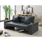 Contemporary Styled Sofa Bed with Casual Furniture Style, Black-Sleeper Sofas-BLACK-SOLIDWOOD-JadeMoghul Inc.