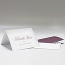 Contemporary Vintage Thank You Card Victorian Purple (Pack of 1)-Weddingstar-Fuchsia-JadeMoghul Inc.
