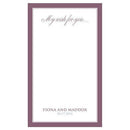Contemporary Vintage Wishing Well Cards Victorian Purple (Pack of 1)-Wedding Favor Stationery-Fuchsia-JadeMoghul Inc.