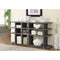 Contemporary Wooden Bookcase, Gray-Book Cases-Gray-Wood-JadeMoghul Inc.
