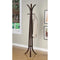 Contemporary Wooden Coat Rack, Brown-Coatracks and Umbrella Stands-Brown-Wood-JadeMoghul Inc.
