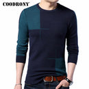 COODRONY 2018 New Autumn Winter Thick Warm Cashmere Sweater Men Casual O-Neck Pull Homme Brand Pullovers Mens Wool Sweaters 7185-Blue-S-JadeMoghul Inc.