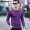 COODRONY Top Quality Knitted Cashmere Sweaters Christmas Merino Wool Sweater Men Classic Casual Pure Color O-Neck Pullover Men-Purple-S-JadeMoghul Inc.