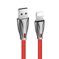 Coolreall Lightning to USB Cable For iPhone Cable X 8 7 6S 6 Plus SE 5S 5 Fast Charging For iPhone Charger Mobile Phone Cables-Red-1m-JadeMoghul Inc.