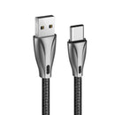 Coolreall USB Type C Cable Fast Charging Charger USB C to Type-C Cable For Samsung Galaxy S9 Xiaomi Mi6 Oneplus Type C Cable-Black-1m-JadeMoghul Inc.