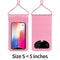 COPOZZ Waterproof Phone Case Cover Touchscreen Cellphone Dry Diving Bag Pouch with Neck Strap for iPhone Xiaomi Samsung Meizu-Pink S Size-JadeMoghul Inc.
