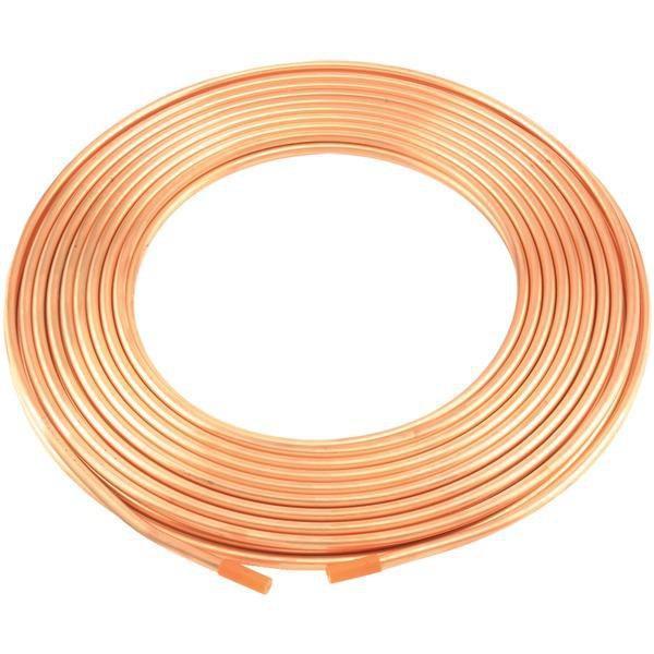 Copper Refrigeration Tubing, 50ft Roll (1/4")-Ice Maker Connection & Accessories-JadeMoghul Inc.