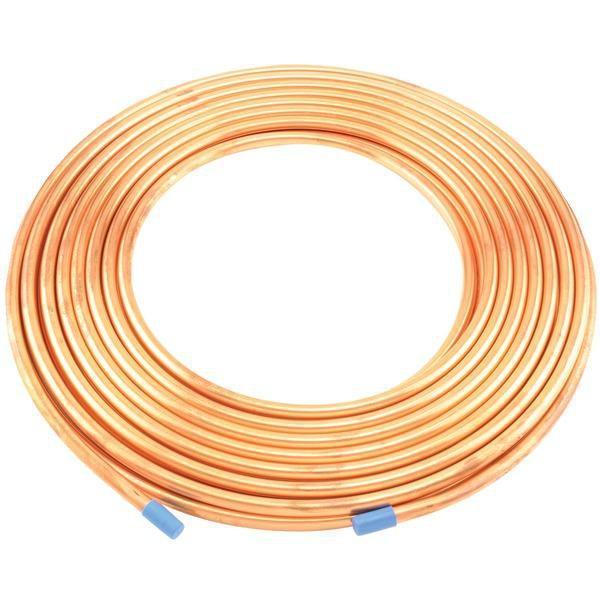 Copper Refrigeration Tubing, 50ft Roll (3/8")-Ice Maker Connection & Accessories-JadeMoghul Inc.