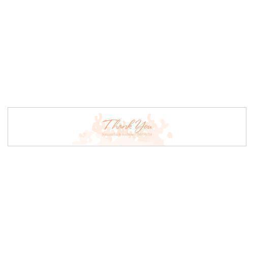 Coral Bottle Stopper Paper Ribbon with Sticker Sandy Grey (Pack of 1)-Favor-Ruby-JadeMoghul Inc.