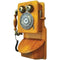Corded Phones Retro-Themed Country-Style Wall-Mount Phone Petra Industries