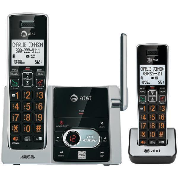 Cordless Answering System with Caller ID/Call Waiting (2-handset system)-Cordless Phones-JadeMoghul Inc.