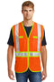 CornerStone- ANSI 107 Class 2 Dual-Color Safety Vest. CSV407-Workwear-Safety Orange/Safety Yellow-4XL-JadeMoghul Inc.