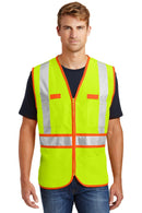 CornerStone - ANSI 107 Class 2 Dual-Color Safety Vest. CSV407-Workwear-Safety Yellow/Safety Orange-S-JadeMoghul Inc.