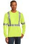 CornerStone ANSI 107 Class 2 Long Sleeve Safety T-Shirt. CS401LS-T-shirts-Safety Yellow/ Reflective-2XL-JadeMoghul Inc.