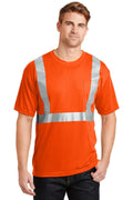 CornerStone- ANSI 107 Class 2 Safety T-Shirt. CS401-Workwear-Safety Orange/ Reflective-4XL-JadeMoghul Inc.