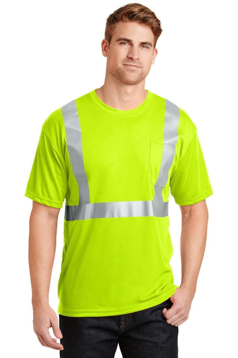 CornerStone- ANSI 107 Class 2 Safety T-Shirt. CS401-Workwear-Safety Yellow/ Reflective-2XL-JadeMoghul Inc.