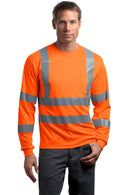 CornerStone - ANSI 107 Class 3 Long Sleeve Snag-Resistant Reflective T-Shirt. CS409-Workwear-Safety Orange-3XL-JadeMoghul Inc.