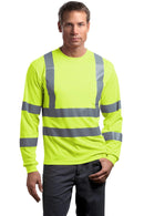 CornerStone - ANSI 107 Class 3 Long Sleeve Snag-Resistant Reflective T-Shirt. CS409-Workwear-Safety Yellow-2XL-JadeMoghul Inc.