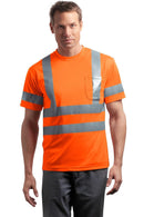 CornerStone - ANSI 107 Class 3 Short Sleeve Snag-Resistant Reflective T-Shirt. CS408-Workwear-Safety Orange-M-JadeMoghul Inc.