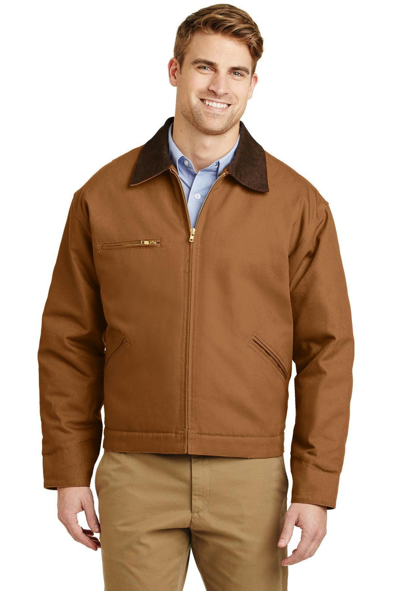 CornerStone- Duck Cloth Work Jacket. J763-Outerwear-Duck Brown-6XL-JadeMoghul Inc.
