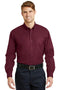 CornerStone- Long Sleeve SuperProTwill Shirt. SP17-Woven Shirts-Burgundy-4XL-JadeMoghul Inc.