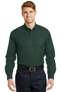 CornerStone- Long Sleeve SuperProTwill Shirt. SP17-Woven Shirts-Dark Green-4XL-JadeMoghul Inc.