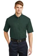 CornerStone- Short Sleeve SuperProTwill Shirt. SP18-Workwear-Dark Green-4XL-JadeMoghul Inc.