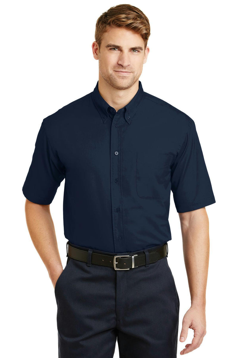 CornerStone- Short Sleeve SuperProTwill Shirt. SP18-Workwear-Navy-2XL-JadeMoghul Inc.