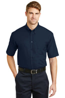 CornerStone- Short Sleeve SuperProTwill Shirt. SP18-Workwear-Navy-4XL-JadeMoghul Inc.