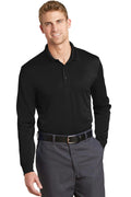 CornerStoneSelect Snag-Proof Long Sleeve Polo. CS412LS-Workwear-Black-4XL-JadeMoghul Inc.