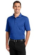 CornerStoneSelect Snag-Proof Tipped Pocket Polo. CS415-Workwear-Royal/ Black-4XL-JadeMoghul Inc.