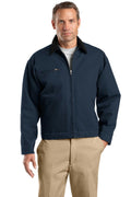 CornerStoneTall Duck Cloth Work Jacket. TLJ763-Outerwear-Navy/ Black-4XLT-JadeMoghul Inc.