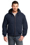 CornerStoneWashed Duck Cloth Insulated Hooded Work Jacket. CSJ41-Workwear-Navy-6XL-JadeMoghul Inc.